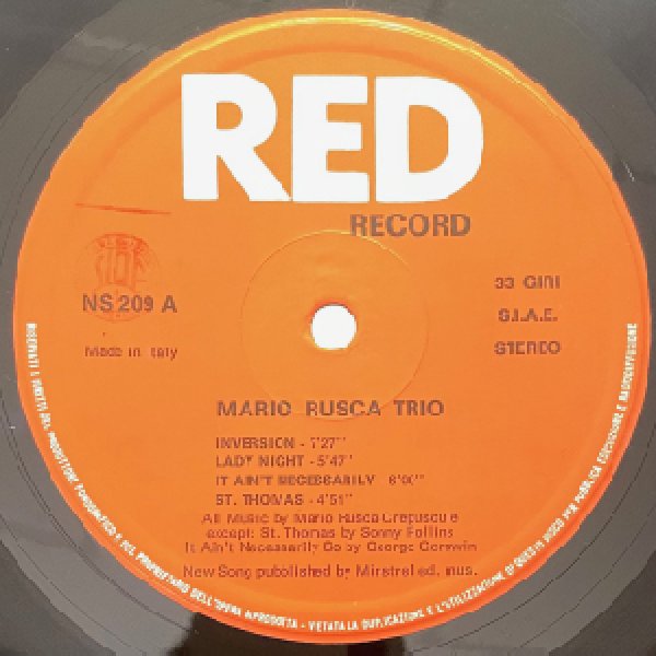 画像2: MARIO RUSCA TRIO -  UP AND DOWN (2)