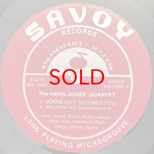 画像2: HANK JONES -  HANK JONES QUARTET (2)