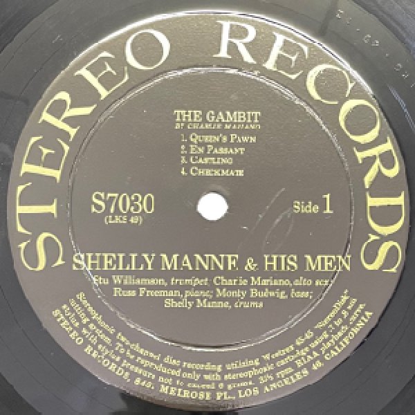 画像2: SHELLY MANNE AND HIS MEN -  THE GAMBIT (2)