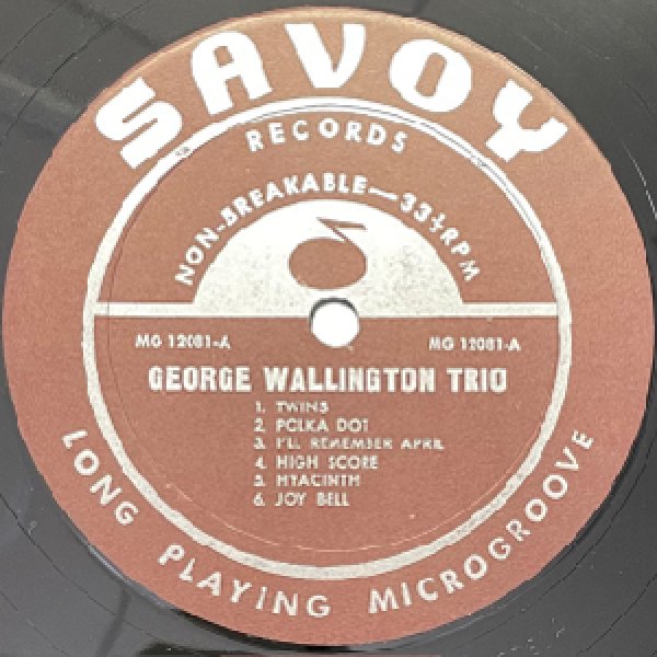 画像2: GEORGE WALLINGTON -  TRIOS AND SEPTET (2)