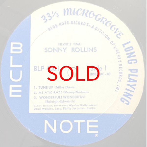 画像2: SONNY ROLLINS -  NEWK'S TIME (2)