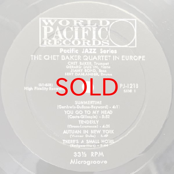 画像2: CHET BAKER -  CHET BAKER IN EUROPE (2)