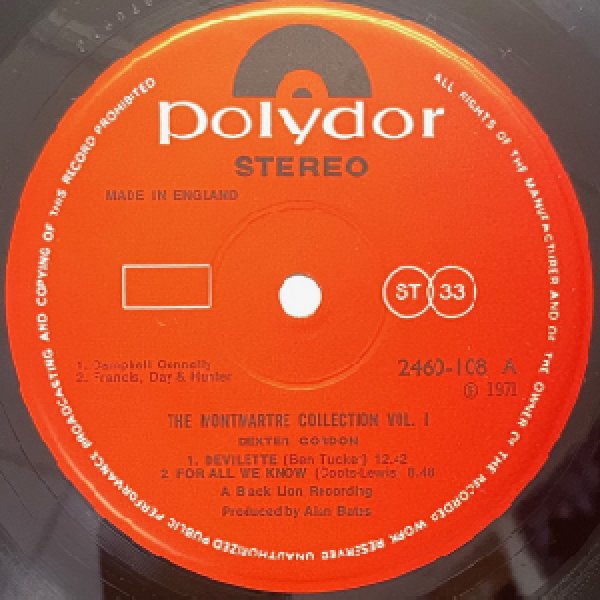 画像2: DEXTER GORDON -  THE MONMARTRE COLLECTION VOL.1 (2)