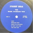 画像2: MARK DAVIDSON TRIO -  STRAIGHT AHEAD (2)