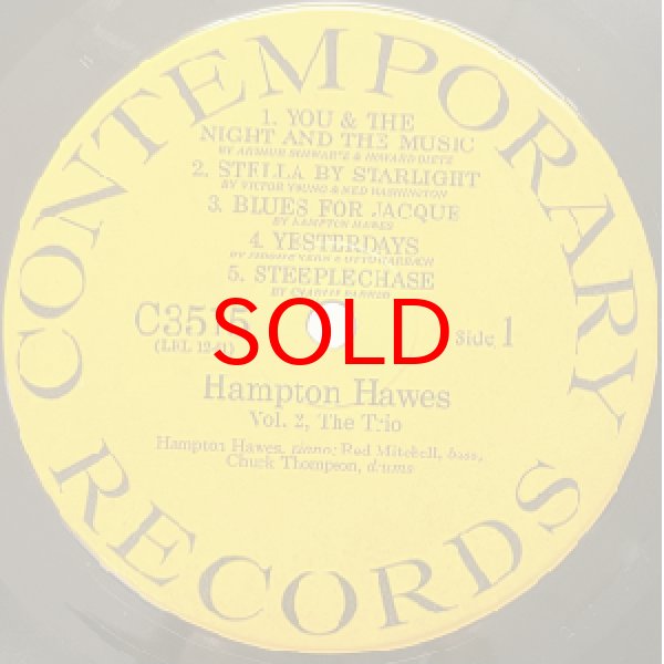 画像2: HAMPTON HAWES -  THIS IS HAMPTON HAWES VOL.2 THE TRIO (2)
