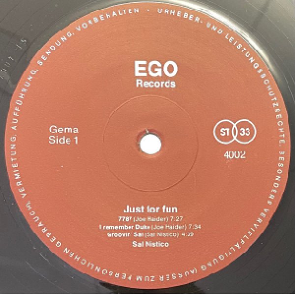 画像2: SAL NISTICO -  JUST FOR FUN (2)