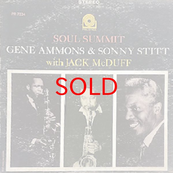 画像1: GENE AMMONS - SONNY STITT - JACK McDUFF -  SOUL SUMMIT (1)