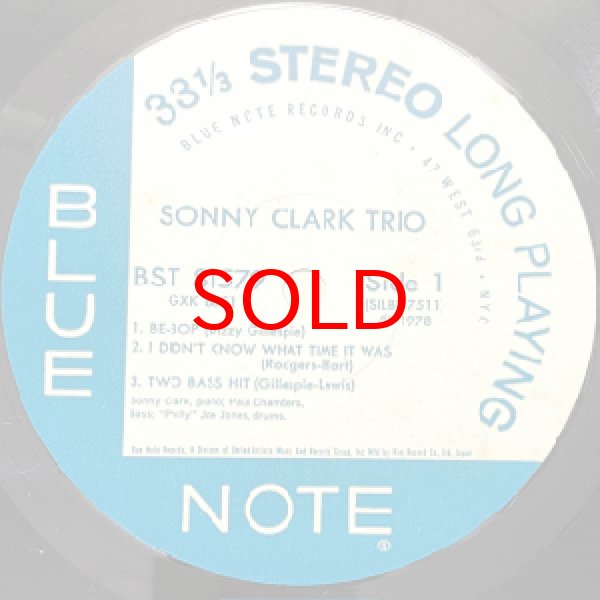 画像2: SONNY CLARK TRIO -  S / T (2)
