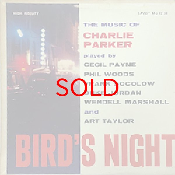 画像1: CECIL PAYNE - PHIL WOODS - FRANK SOCOLOW -  BIRD'S NIGHT (1)