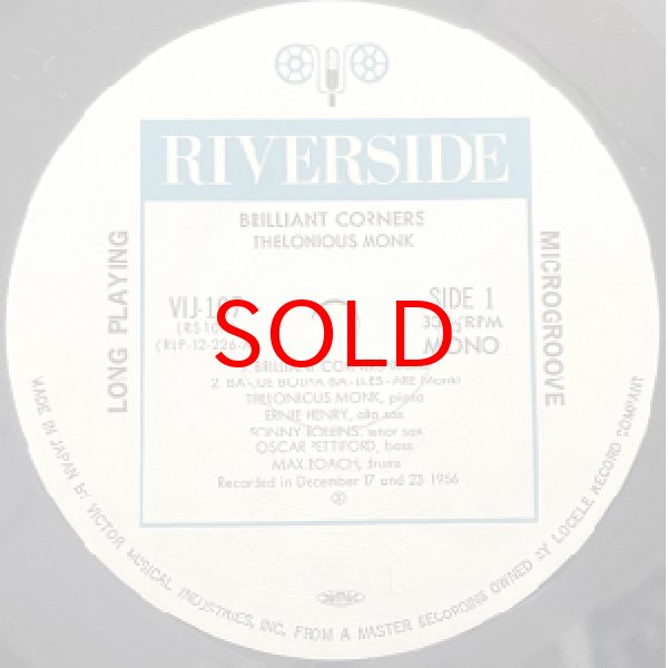 画像2: THELONIOUS MONK -  BRILLIANT CORNERS (2)