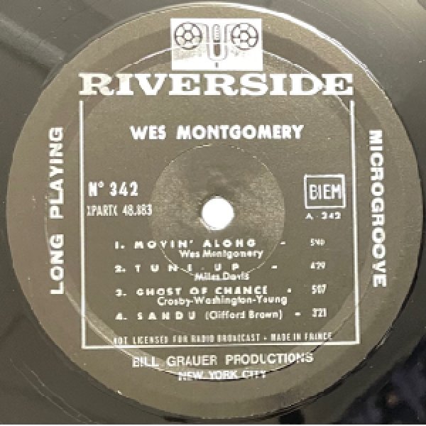 画像2: WES MONTGOMERY -  MOVIN' ALONG (2)