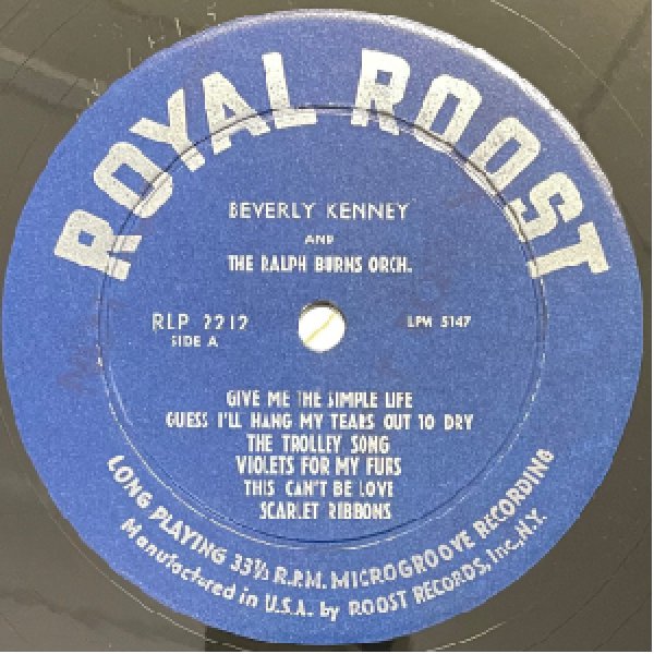 画像2: BEVERLY KENNEY -  COME SWING WITH ME (2)