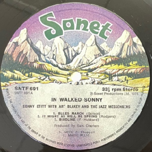 画像2: SONNY STITT WITH ART BLAKEY AND THE JAZZ MESSENGERS -  IN WALKED SONNY (2)