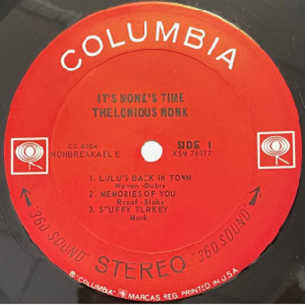 画像2: THELONIOUS MONK -  IT'S MONK'S TIME (2)