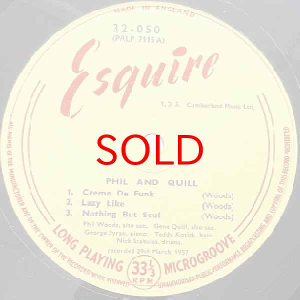 画像2: PHIL WOODS AND GENE QUILL -  PHIL AND QUILL WITH PRESTIGE (2)