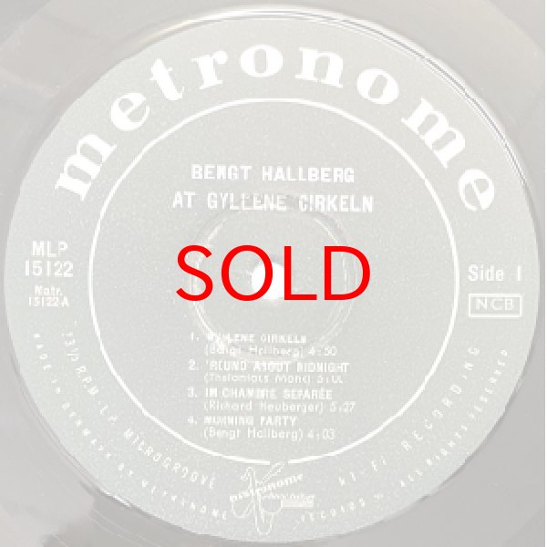 画像2: BENGT HALLBERG -  AT GYLLENE CIRKELN (2)