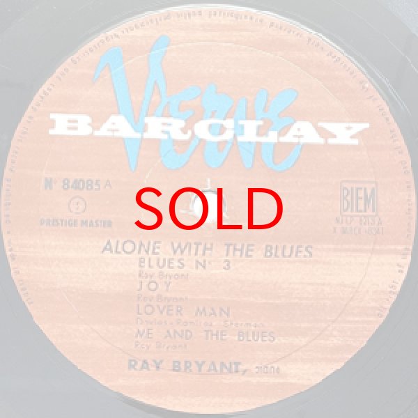 画像2: RAY BRYANT -  ALONE WITH THE BLUES (2)
