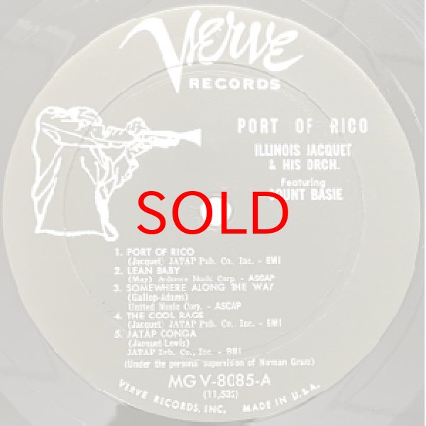 画像2: ILLINOIS JACQUET FEAT COUNT BASIE -  PORT OF RICO (2)