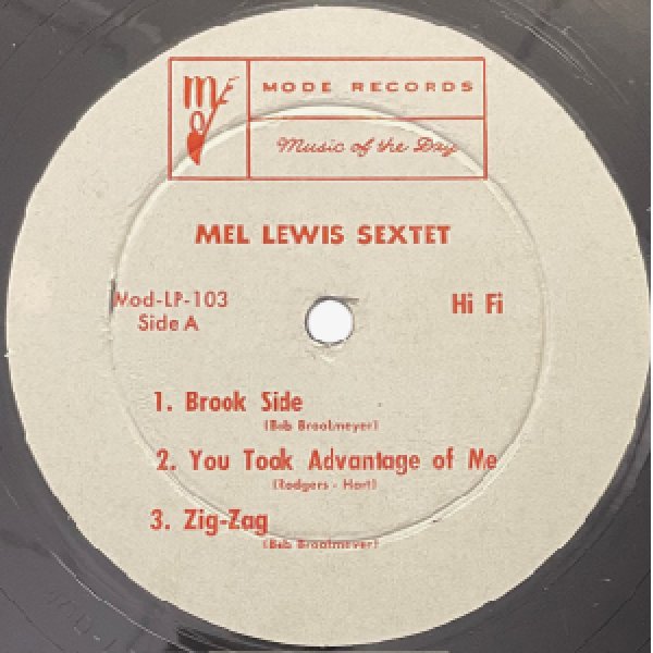 画像2: MEL LEWIS SEXTET -  S / T (2)