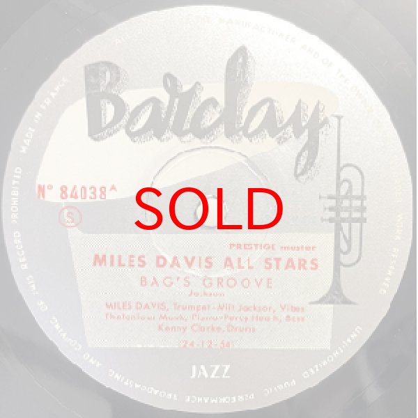 画像2: MILES DAVISS ALL STARS -  S / T 【10inch】 (2)