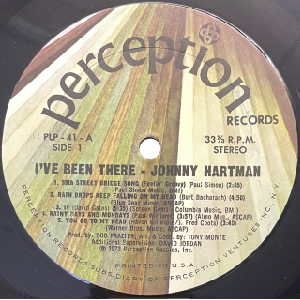 画像2: JOHNNY HARTMAN -  I'VE BEEN THERE (2)