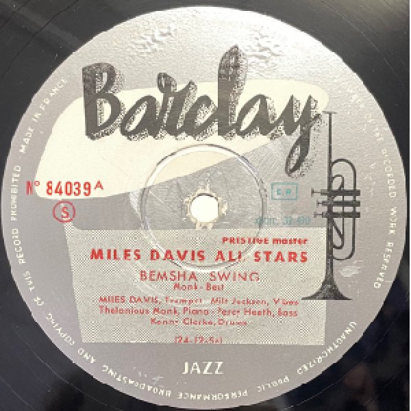画像2: MILES DAVISS ALL STARS -  S / T 2 【10inch】 (2)