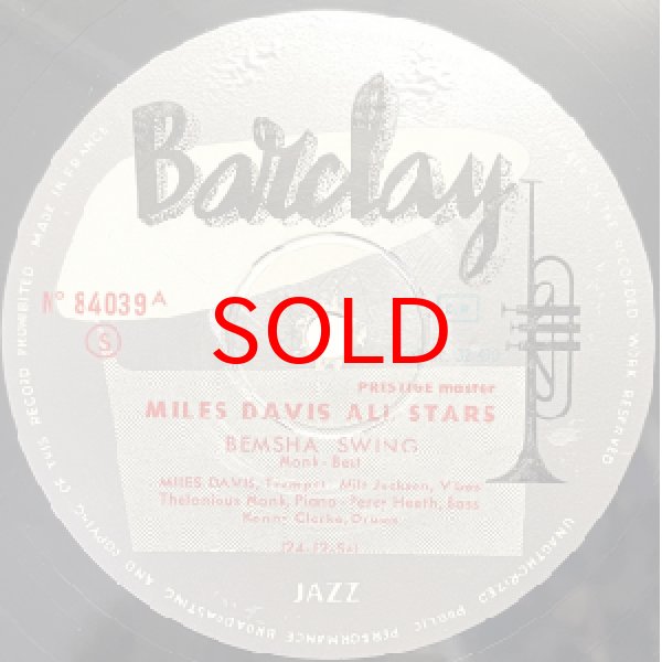画像2: MILES DAVISS ALL STARS -  S / T 2 【10inch】 (2)