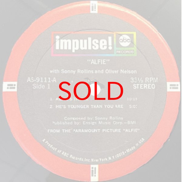 画像2: SONNY ROLLINS -  ALFIE (2)