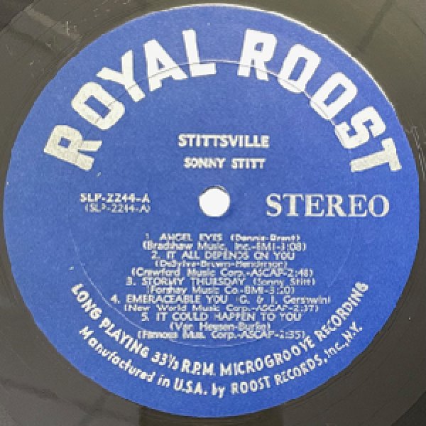 画像2: SONNY STITT -  STITTSVILLE (2)