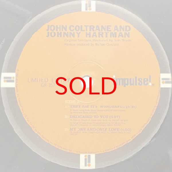 画像2: JOHN COLTRANE AND JOHNNY HARTMAN -  S / T (2)