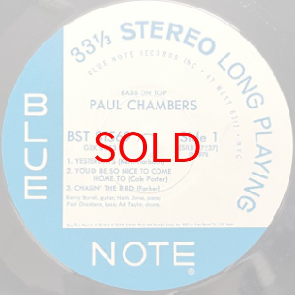 画像2: PAUL CHAMBERS -  BASS ON TOP (2)