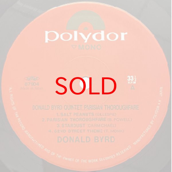画像2: DONALD BYRD -  PARISIAN THOROUGHFARE (2)