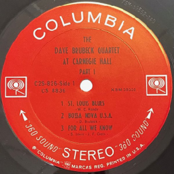 画像2: DAVE BRUBECK QUARTET -  AT CARNEGIE HALL (2)