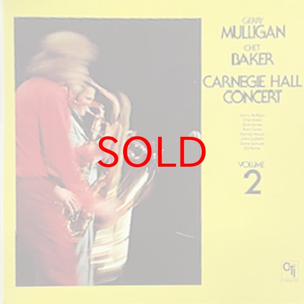 画像1: GERRY MULLIGAN / CHET BAKER -  CARNEGIE HALL CONCERT VOL.2 (1)