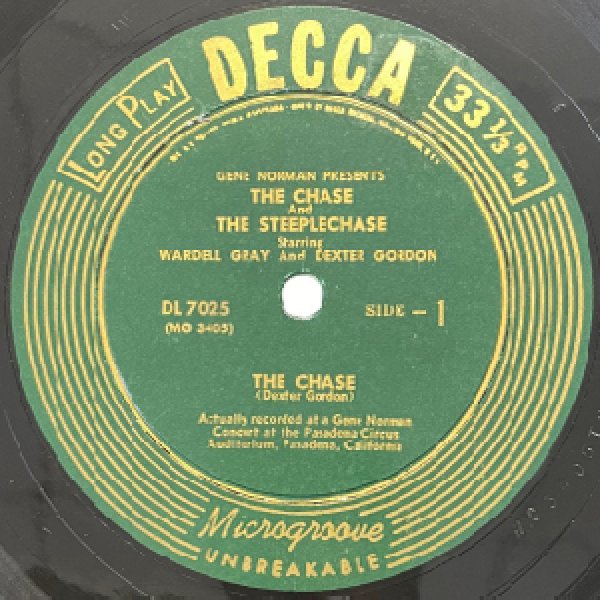 画像2: WARDELL GRAY AND DEXTER GOEDON -  THE CHASE AND THE STEEPLE CHASE【10INCH】 (2)