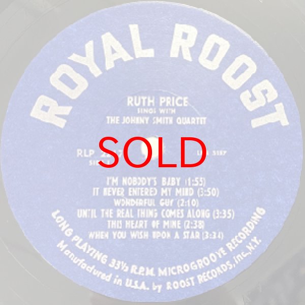 画像2: RUTH PRICE -  SINGS WITH JOHNNY SMITH QUARTET (2)