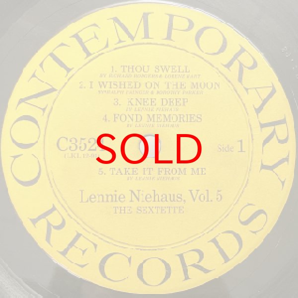 画像2: LENNIE NIEHAUS -  VOL.5 THE SWXTET (2)