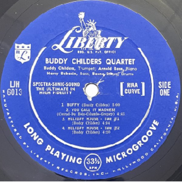 画像2: BUDDY CHILDERS QUARTET -  S / T (2)