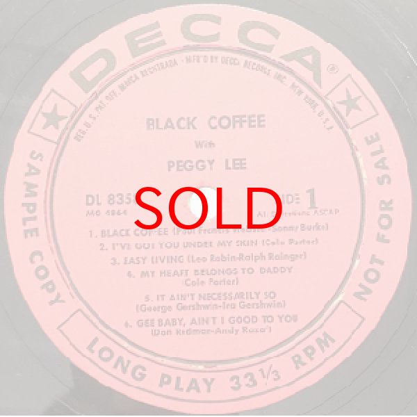 画像2: PEGGY LEE -  BLACK COFFEE (2)