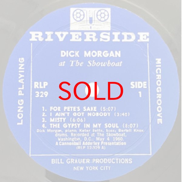 画像2: DICK MORGAN -  AT THE SHOWBOAT (2)