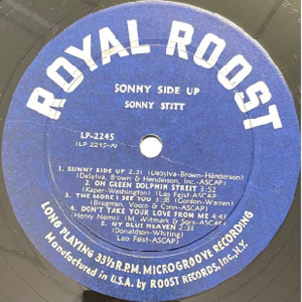 画像2: SONNY STITT -  SONNY SIDE UP (2)