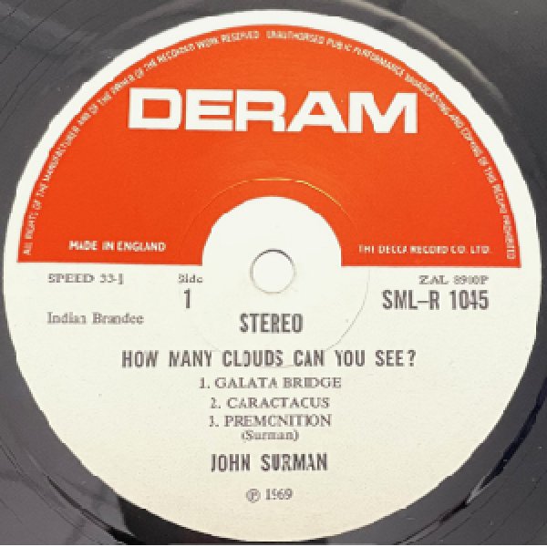 画像2: JOHN SURMAN -  HOW MANY CLOUDS CAN YOU SEE ? (2)