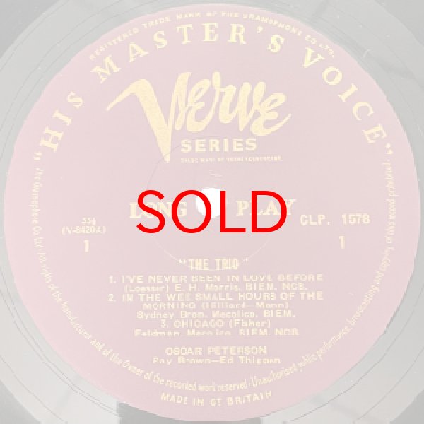 画像2: OSCAR PETERSON -  THE TRIO / LIVE FROM CHICAGO (2)