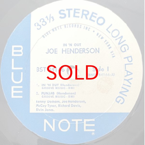 画像2: JOE HENDERSON -  IN 'N OUT (2)