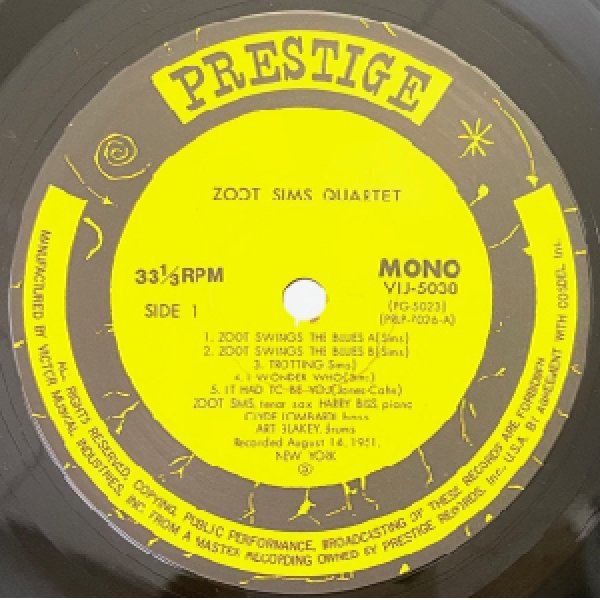 画像2: ZOOT SIMS QUARTETS -  S / T (2)