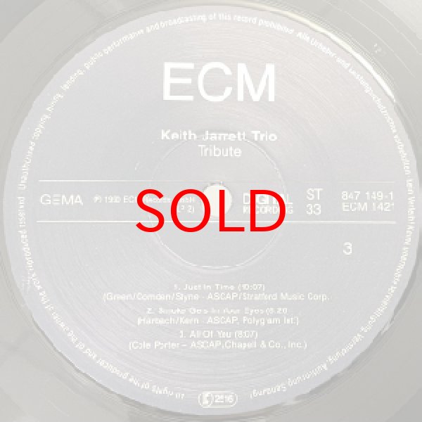 画像2: KEITH JARRETT -  TRIBUTE (2)
