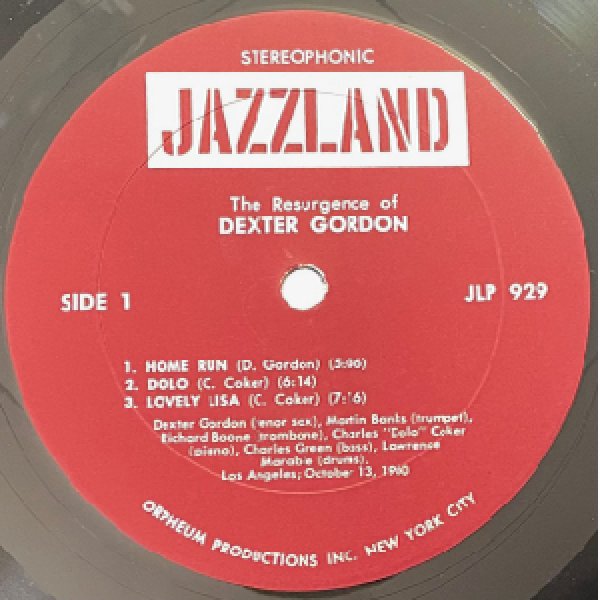 画像2: DEXTER GORDON -  THE RESURGENCE OF DEXTER GORDON (2)