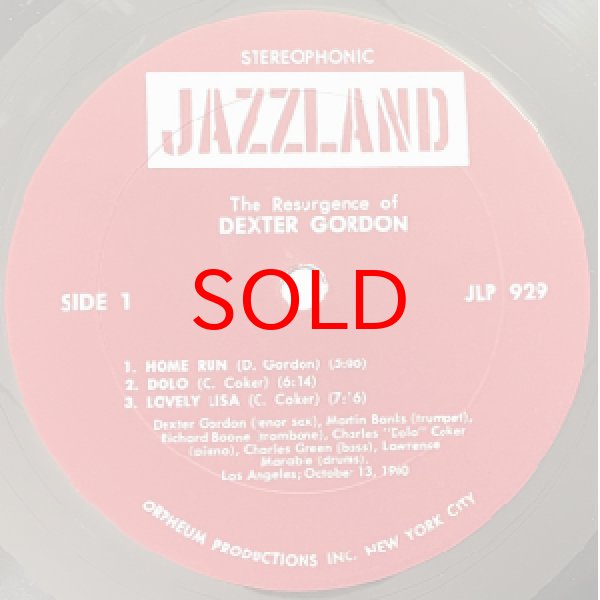 画像2: DEXTER GORDON -  THE RESURGENCE OF DEXTER GORDON (2)