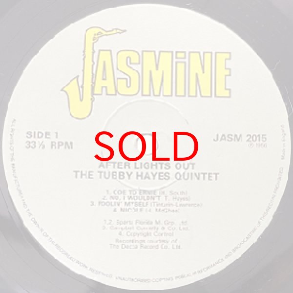 画像2: TUBBY HAYES QUINTET -  AFTER LIGHT OUT (2)
