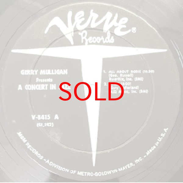 画像2: GERRY MULLIGAN -  A CONCERT IN JAZZ (2)